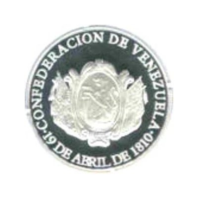 200 Bolívares Independence; Silver front