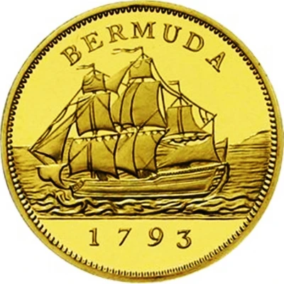 200 Dollars - Elizabeth II Bermuda Coinage back