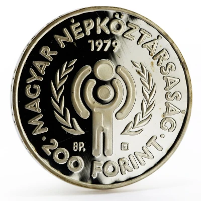200 Forint International Year of the Child front