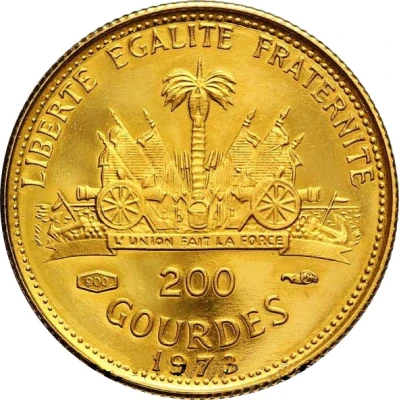 200 Gourdes 1974 World Cup back