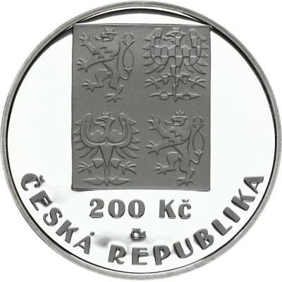 200 Korun Czech Football Association front