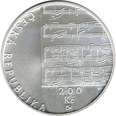 200 Korun Gustav Mahler front