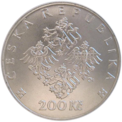 200 Korun Saint Zdislava of Lemberk front