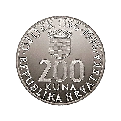 200 Kuna 800th Anniversary of the City of Osijek ND front