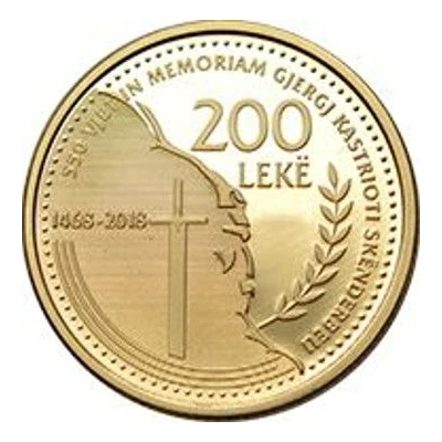 200 Lekë Gjergj Kastrioti Skënderbeu front