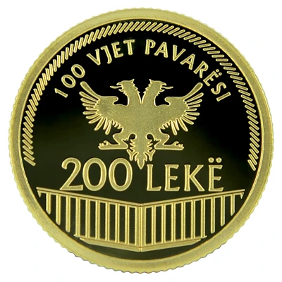 200 Lekë Independence back