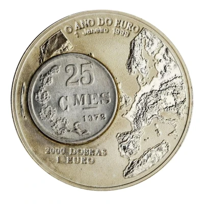 2000 Dobras Luxembourg - 25 Centimes back