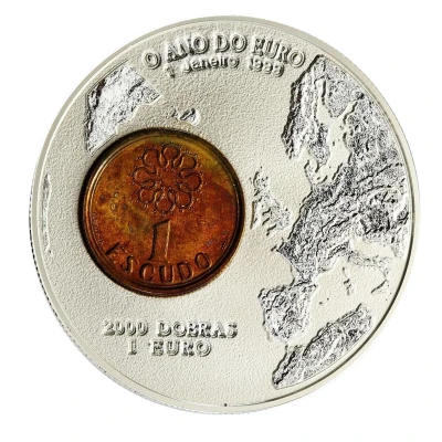 2000 Dobras Portugal - 1 Escudo back