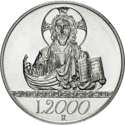 2000 Lire The Faith back