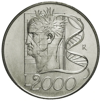 2000 Lire The Man back