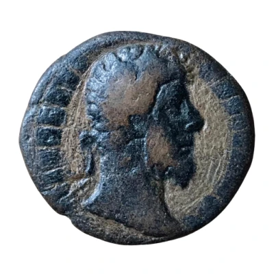 Æ21 - Marcus Aurelius ΚΑΙCΑΡEΩΝ Τ Π ΑΡΓΑΙΩ EΤ Γ; Caesarea, Cappadocia front