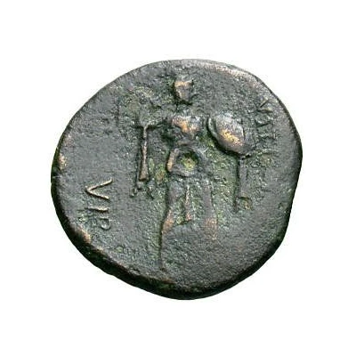 Æ22 Countermarked 42 BC - 41 BC back