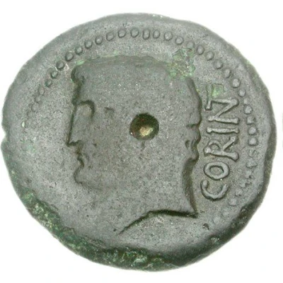 Æ22 - Mark Antony 39 BC - 36 BC front