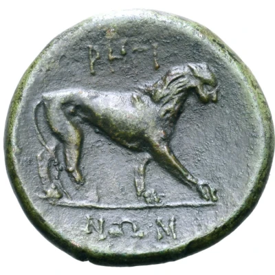 Æ22 260 BC - 215 BC back