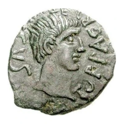 Æ23 - Augustus SALASSO COMITIALE SEX RVFO II VIR, L CLODIO RVFO PROCOS 2 BC - 14 AD front