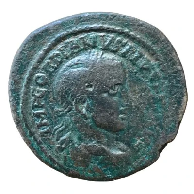 Æ23 - Gordianus III COL FL PAC DEVLT front