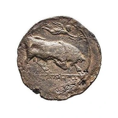 Æ24 - Bull 220 BC - 211 BC back