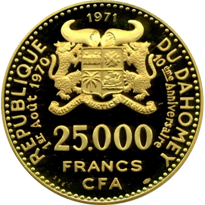 25 000 Francs Independence front