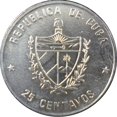 25 Centavos Carlos J. Finlay front