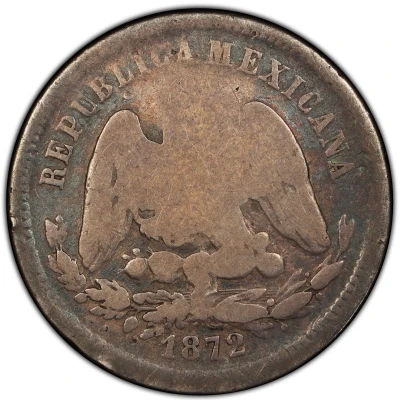 25 Centavos Countermarked ND back