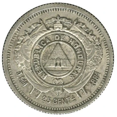 25 Centavos Pattern strike front