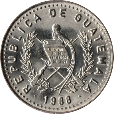 25 Centavos front