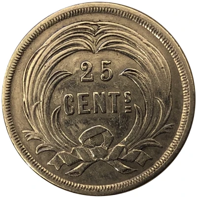 25 Centavos back