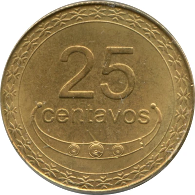 25 Centavos back