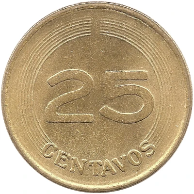 25 Centavos back