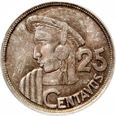 25 Centavos back