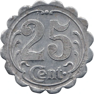 25 Centimes - Chambre de Commerce - Landes back