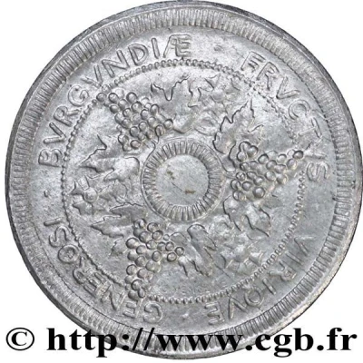 25 Centimes - Chambre de commerce de Dijon [21] back