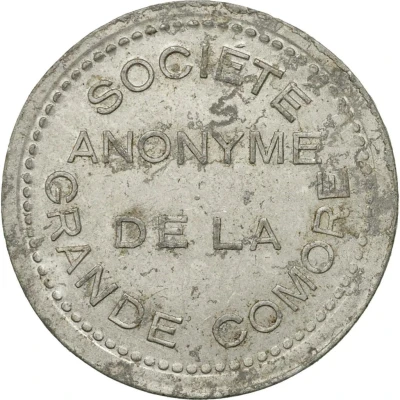 25 Centimes Société Anonyme Token Coinage ND front