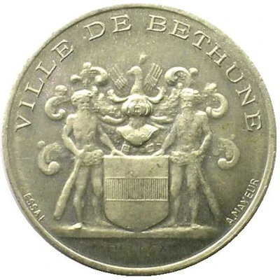 25 Centimes - Ville de Béthune [62] Aluminium Pattern front