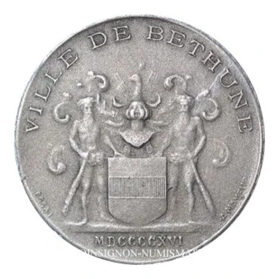 25 Centimes - ville de Béthune [62] Silver Pattern front