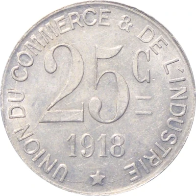 25 Centimes back