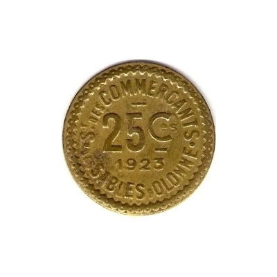 25 Centimes front