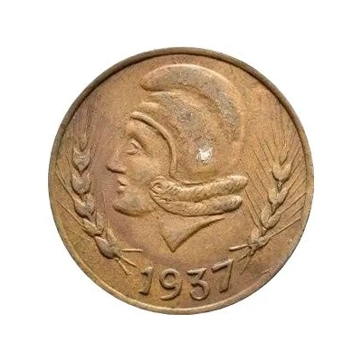 25 Centimos Ibi; with map back