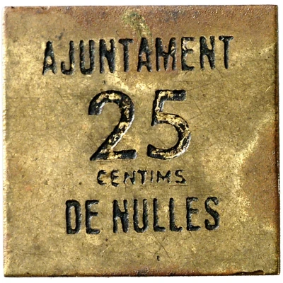 25 Centimos Nulles ND front