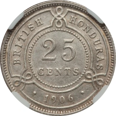 25 Cents - Edward VII back