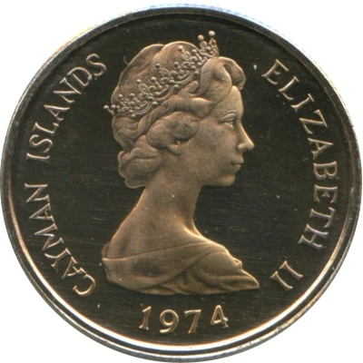 25 Cents - Elizabeth II 2nd portrait front