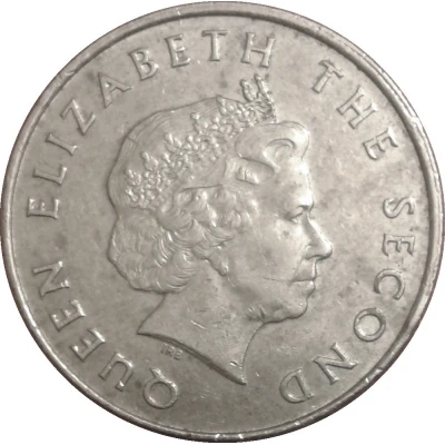 25 Cents - Elizabeth II 4th portrait front