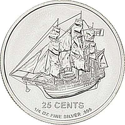 25 Cents - Elizabeth II Bounty back