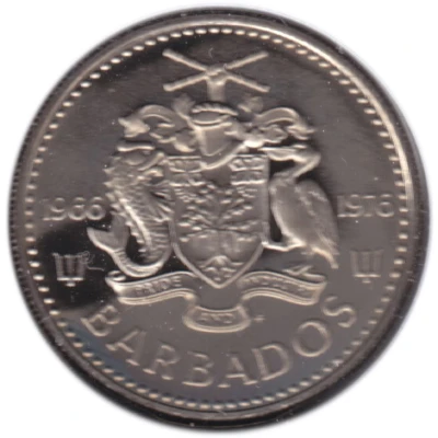 25 Cents - Elizabeth II Independence front