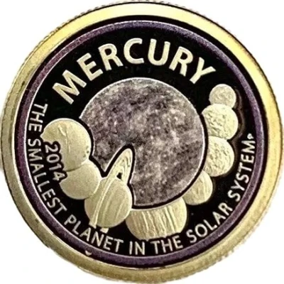 25 Cents - Elizabeth II Mercury back