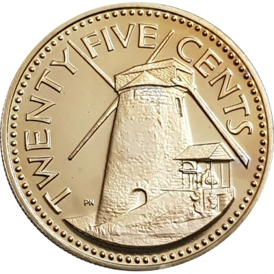 25 Cents - Elizabeth II back