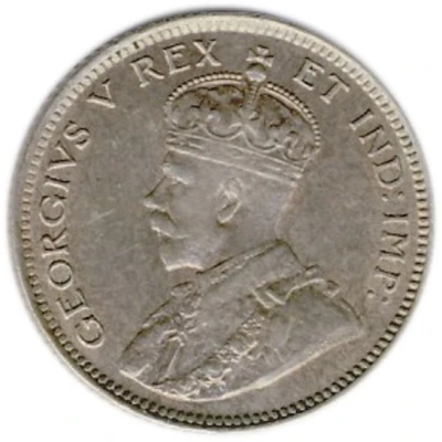 25 Cents - George V front