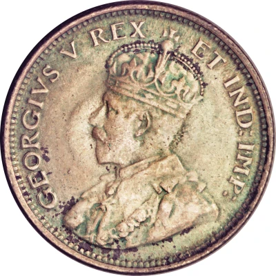 25 Cents - George V front