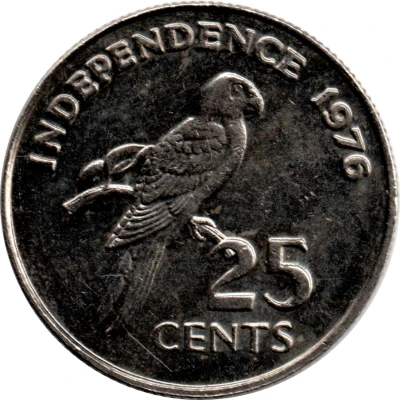 25 Cents Independence back