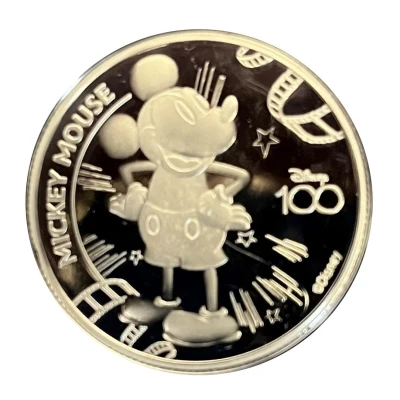 25 Cents Mickey Mouse back